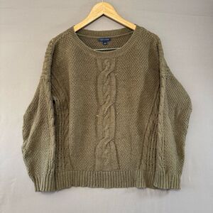 Tommy Hilfiger Round Neck Neck Sweater Size Medium Cotton Blend Preppy Knit